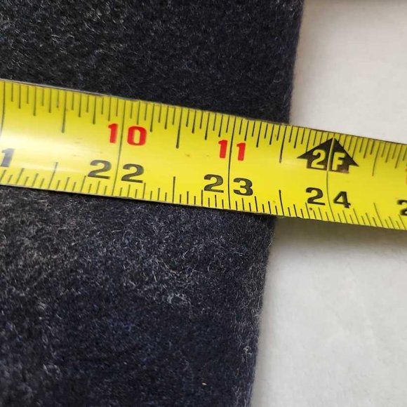 NEW MENS 46R J CREW LUDLOW TOPCOAT IN NAVY GREY PLAID WOOL BLEND TOP COAT - Picture 12 of 16